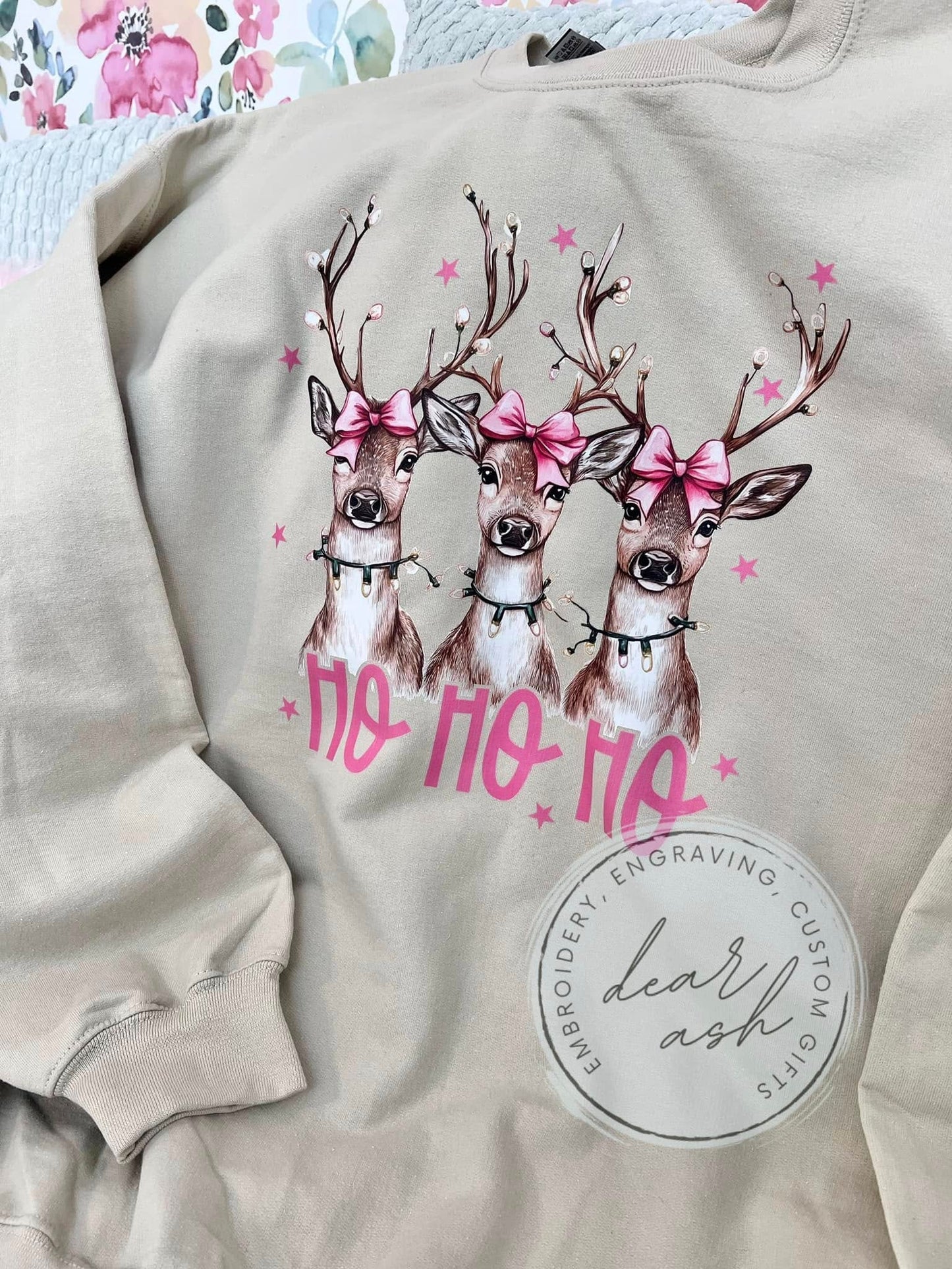 Reindeer Tan Sweatshirts