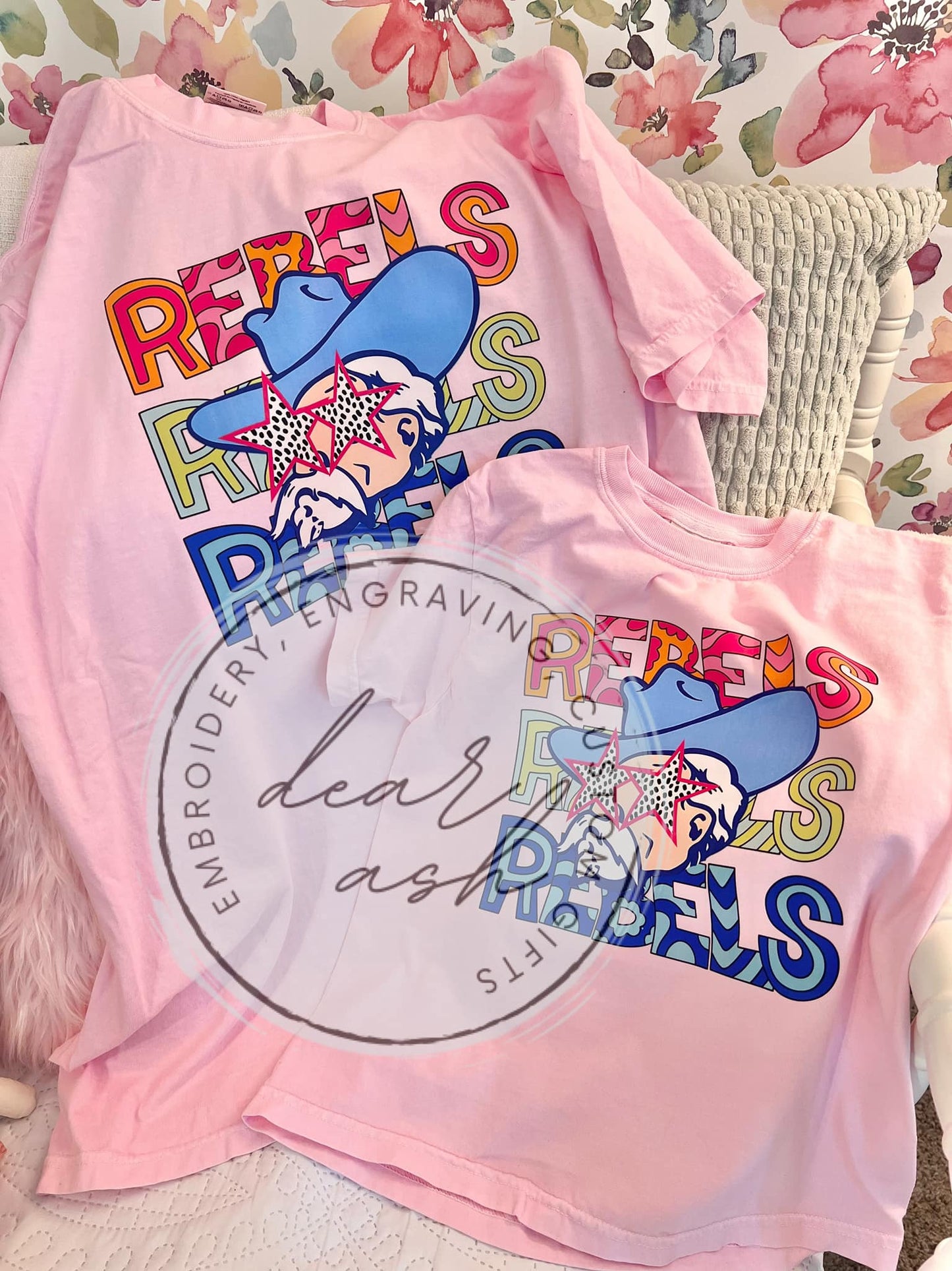 Rebels Light Pink Comfort Colors