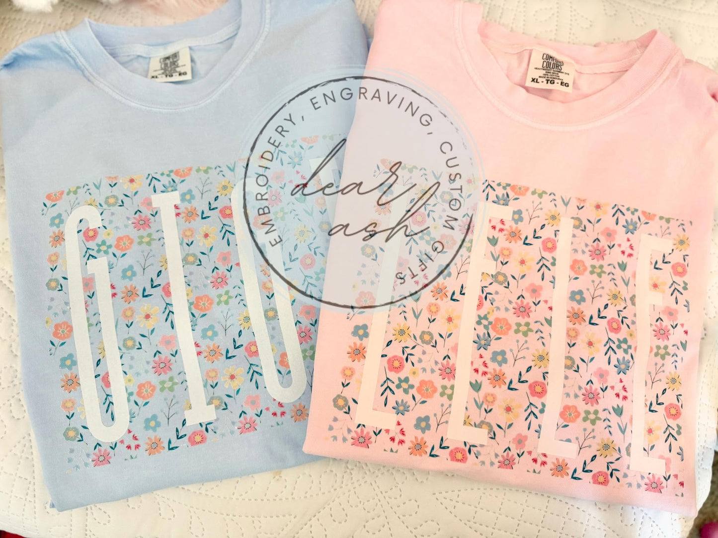 Custom floral names