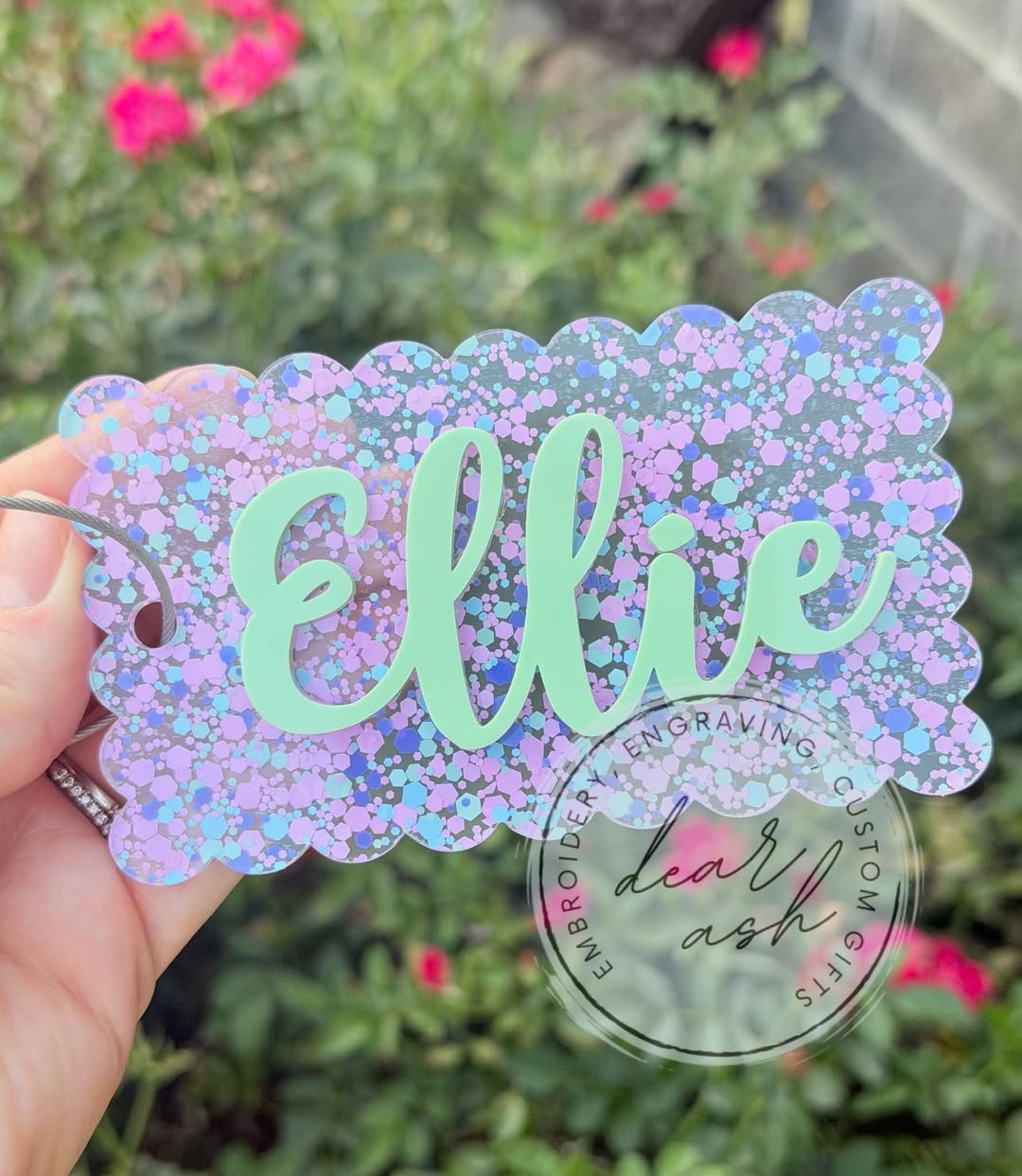 Confetti Keychain