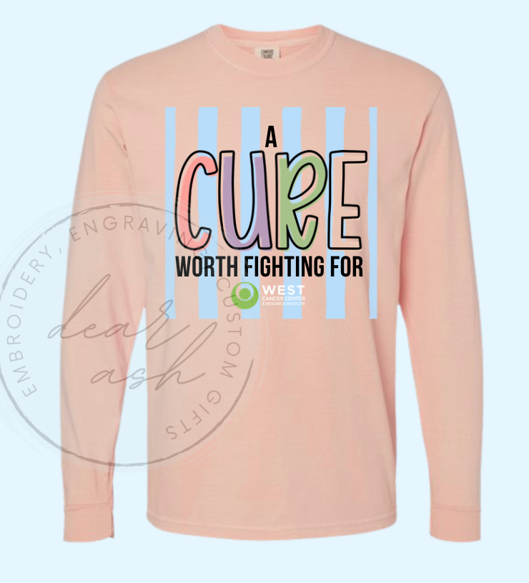 WC-Peach LONG SLEEVE TSHIRT