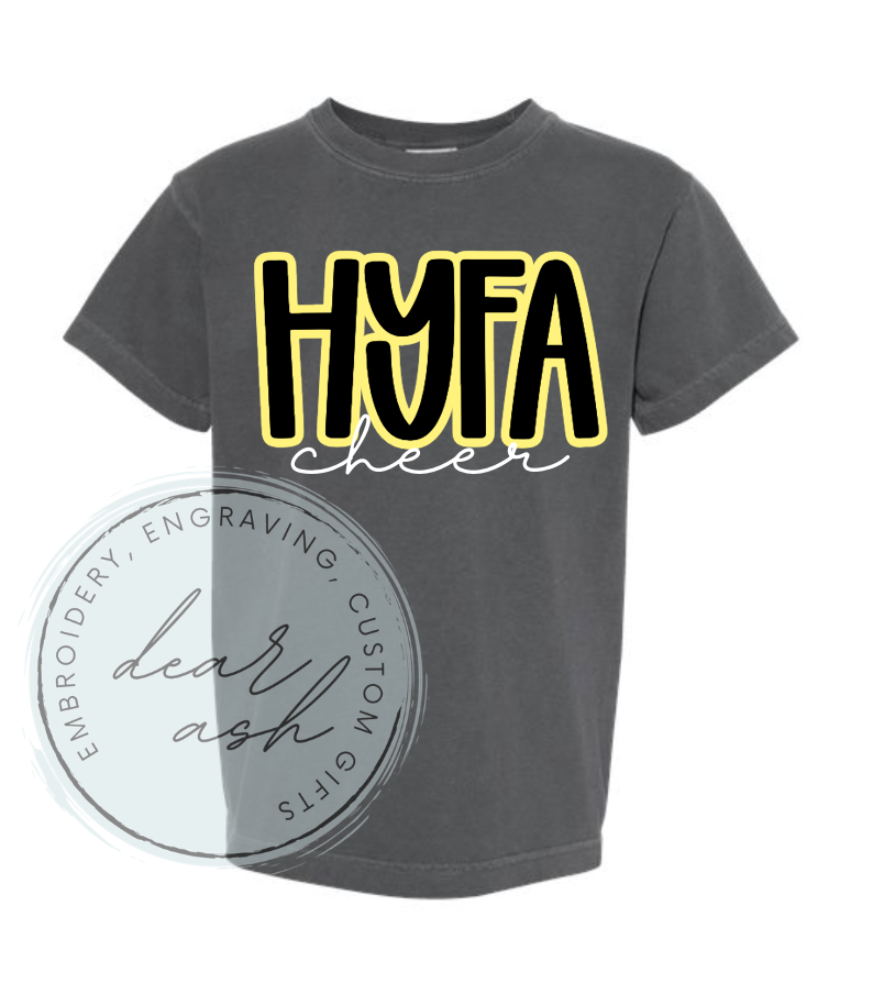 HYFA pepper comfort colors YOUTH & ADULT