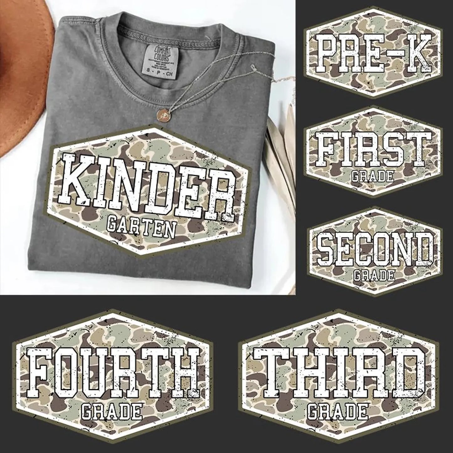Camo hex grade levels-PreK-4th grade