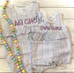 Embroidered Ruffle Rompers