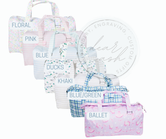 Duffle Bags-includes embroidered name