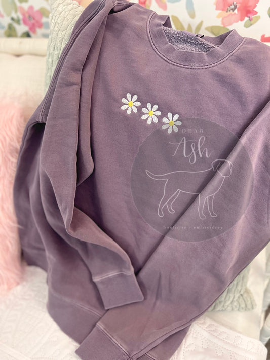 Daisy Pigment Sweatshirt