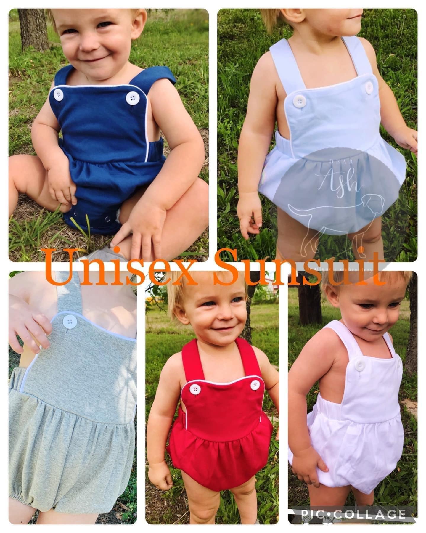 Unisex Sunsuit-Solid & ColorBlock