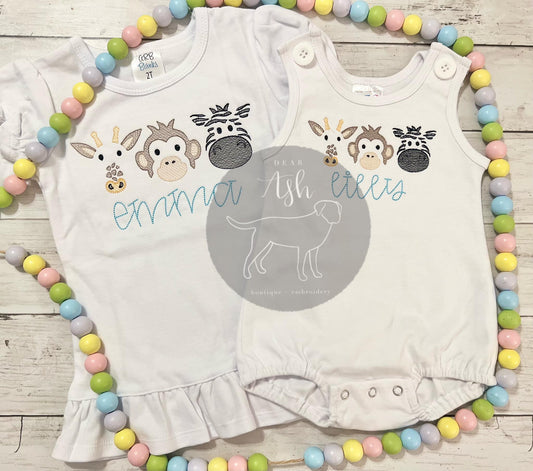 Zoo Animal Trio