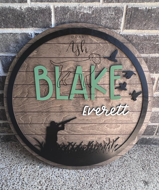 Duck Hunting Sign
