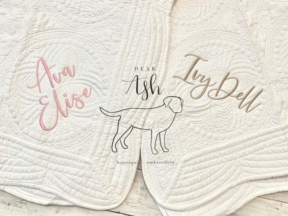 Heirloom Quilt Embroidered