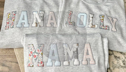 Keepsake Custom Fabric Sweatshirts