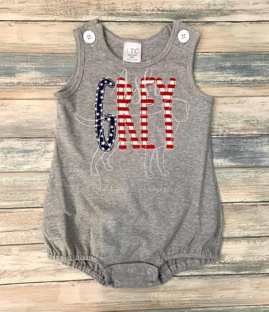 Flag Name Applique