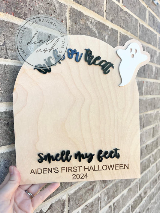 Trick or treat smell my feet