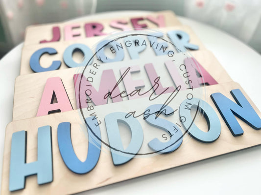 Custom Name Puzzles