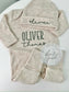 Newborn Footie & Hat Set-Oatmeal