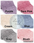 Heart Blankets with Embroidered Name