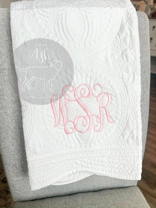 Heirloom Quilt Embroidered