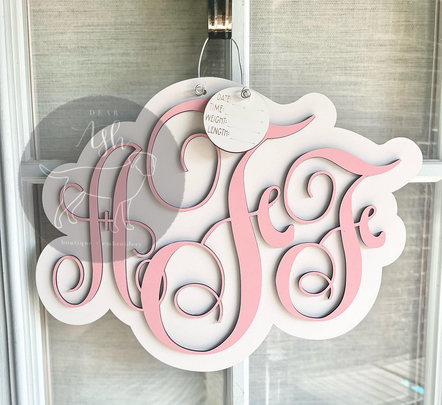 Classic Monogram Hospital Hanger