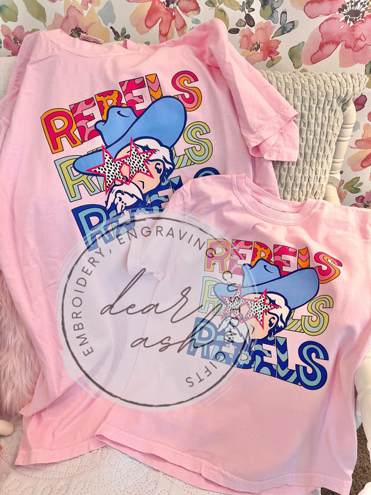 Rebels Light Pink Comfort Colors