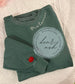 Teacher Apple Sweatshirts-Comfort Colors