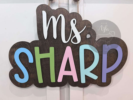 Custom Pastel Signs 12"