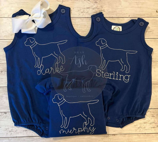 Labradors Embroidered