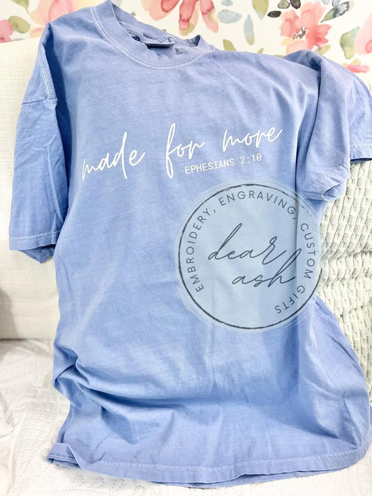 Made For More - youth & adult
