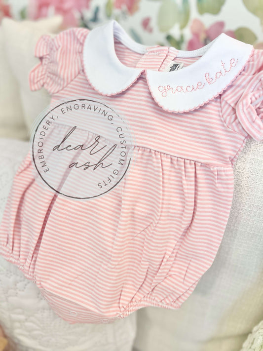 Collar Bubble-Embroidered Collar