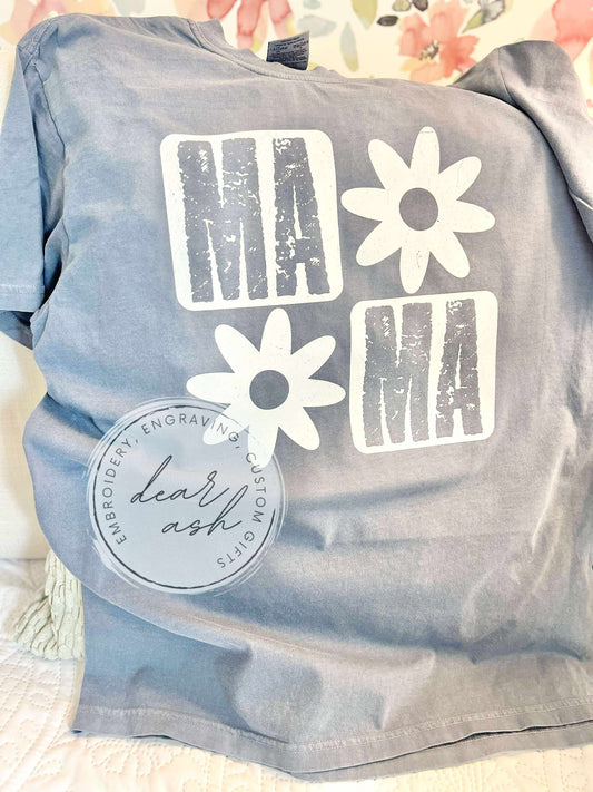 Flower Mama-comfort colors
