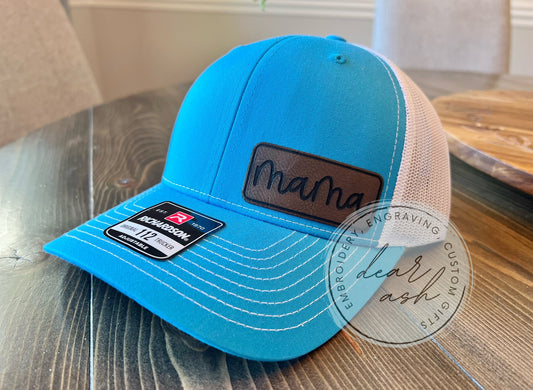 Mama Leather Patch Hat