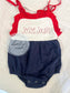 Red White & Blue Bubbles & Dresses-embroidered