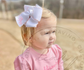 Embroidered Hair Bows - 4"