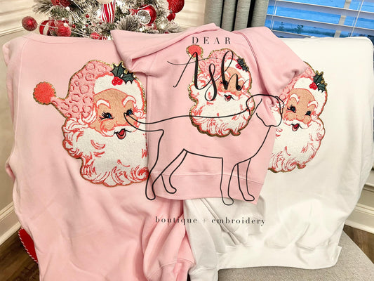 Santa Patch Sweatshirts-ADULT