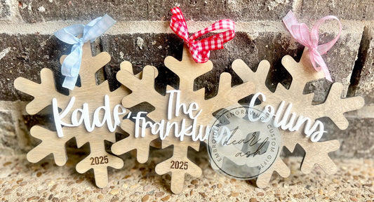 Snowflake ornaments