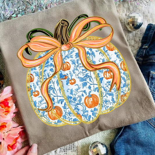 Floral pumpkin