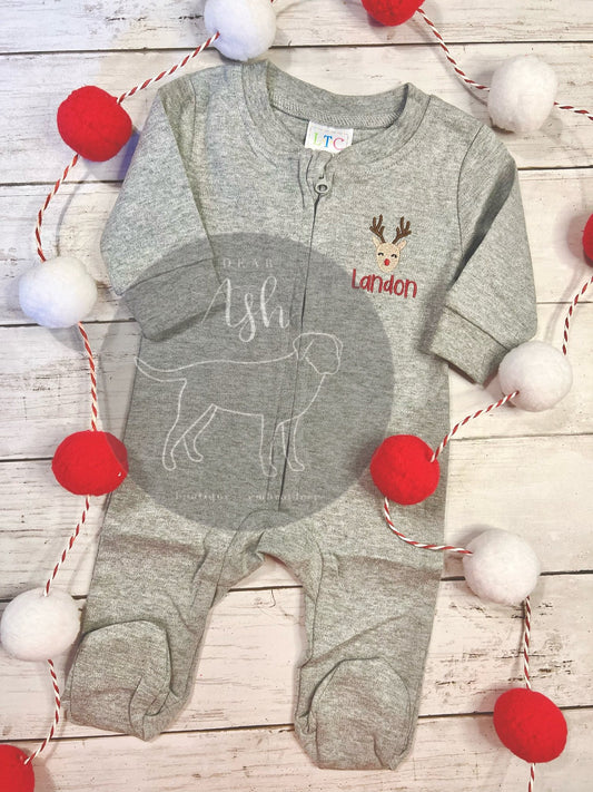 Reindeer footies-boy & girl version