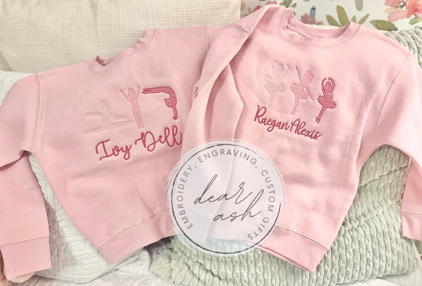 Dance or Gymnastics embroidered sweatshirt