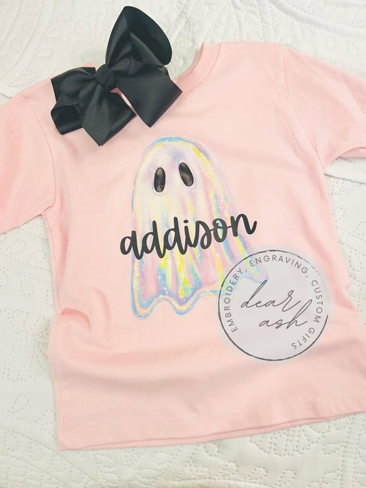 Colorful Ghost customs-short sleeve bella