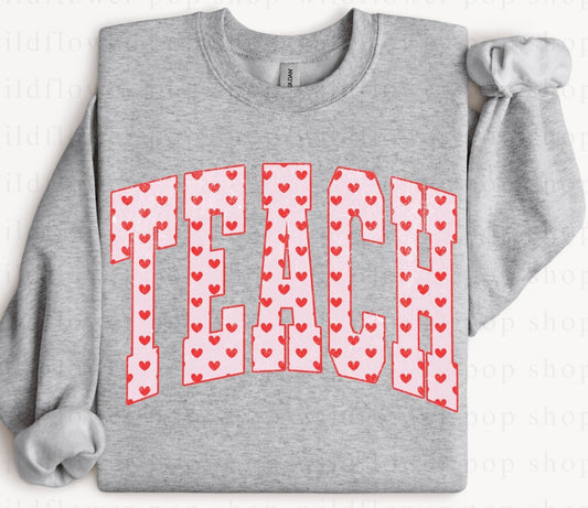 Teach (with hearts)