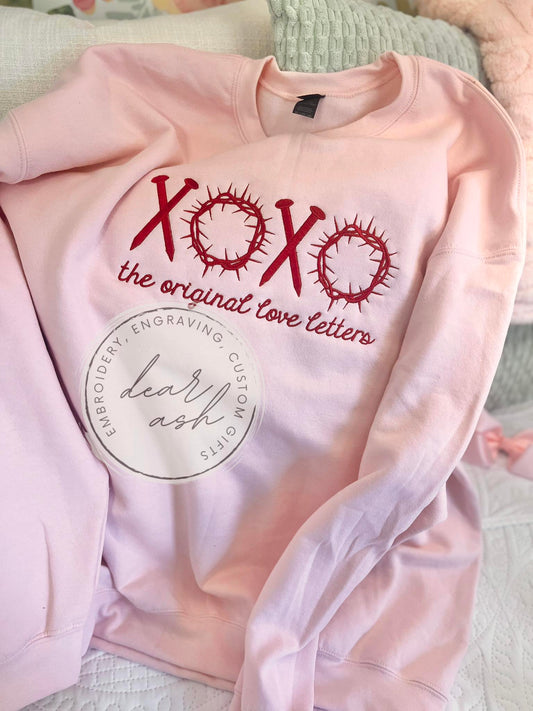 XOXO the Original Love Letters-embroidered