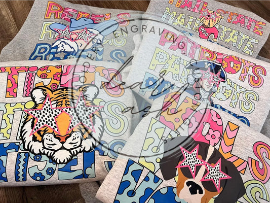 SHORT SLEEVE mascot tshirts