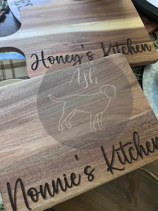 Engraved Cutting Board