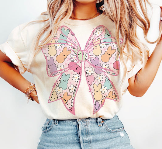 Peeps Bow-adult shirts