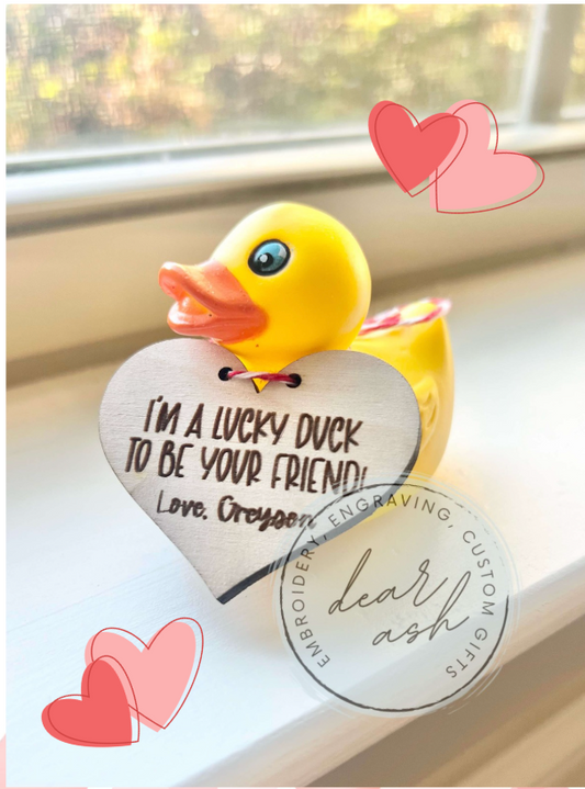 Valentine's Day Mini Rubber Ducks