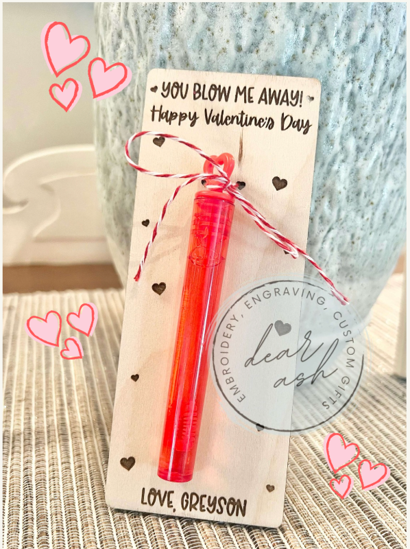 Valentine's Day Mini Bubble Wands