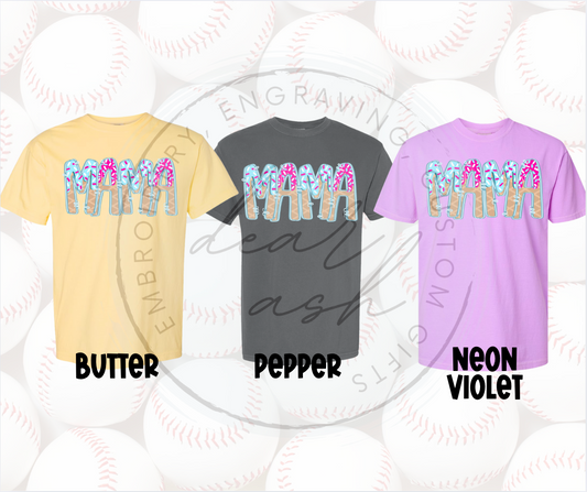Mama Ice Cream Drip-comfort colors shirt