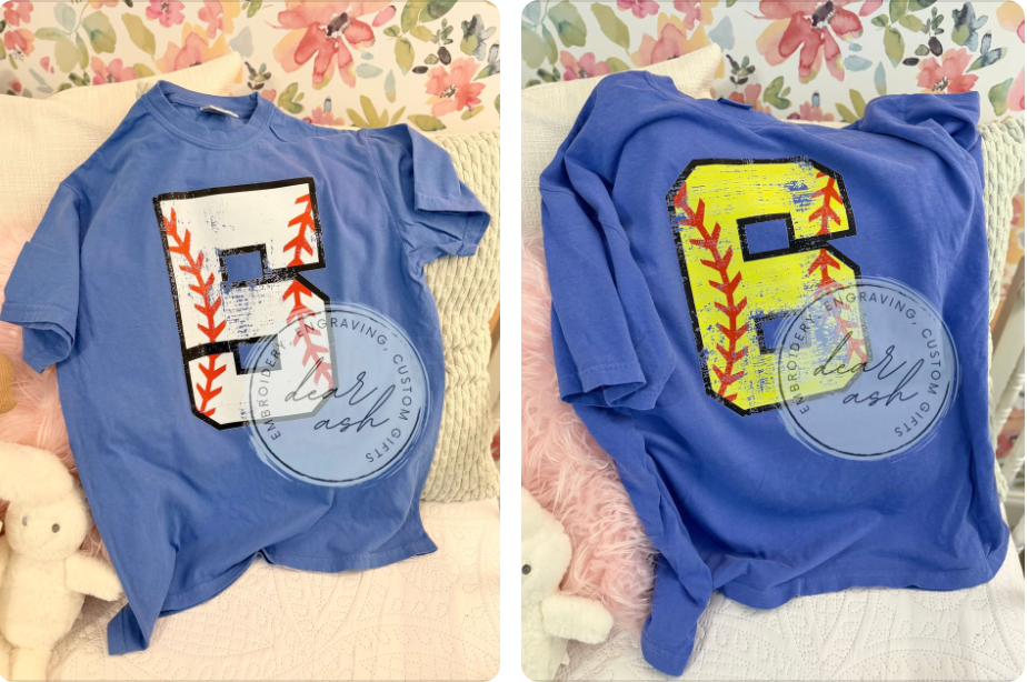 Baseball & softball number customs