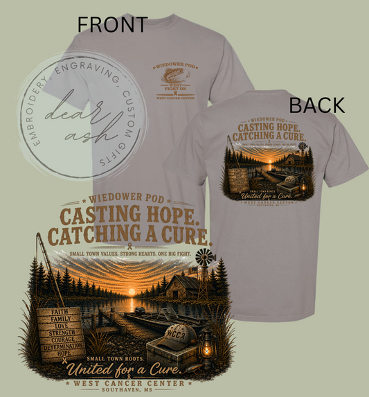 WC2-Catching a Cure-grey short sleeve
