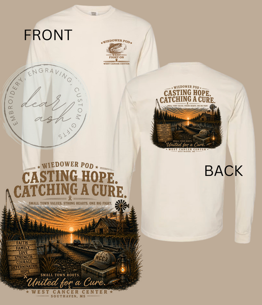 WC2-Catching a Cure-ivory long sleeve