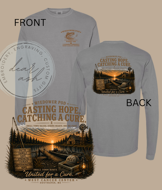 WC2-Catching a Cure-grey long sleeve